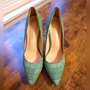 Plaid Pointed Pumps